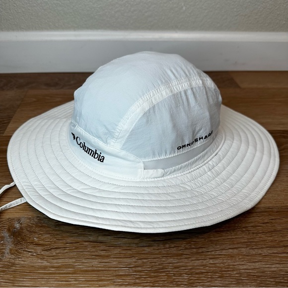 Columbia Omni-Shade White Unisex Summer Booney Hat, OS - Picture 1 of 11
